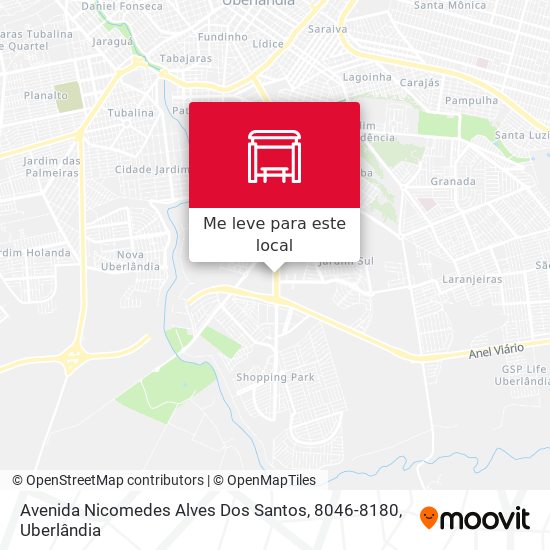 Avenida Nicomedes Alves Dos Santos, 8046-8180 mapa