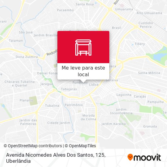 Avenida Nicomedes Alves Dos Santos, 125 mapa