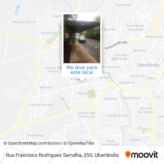 Rua Francisco Rodrigues Serralha, 350 mapa