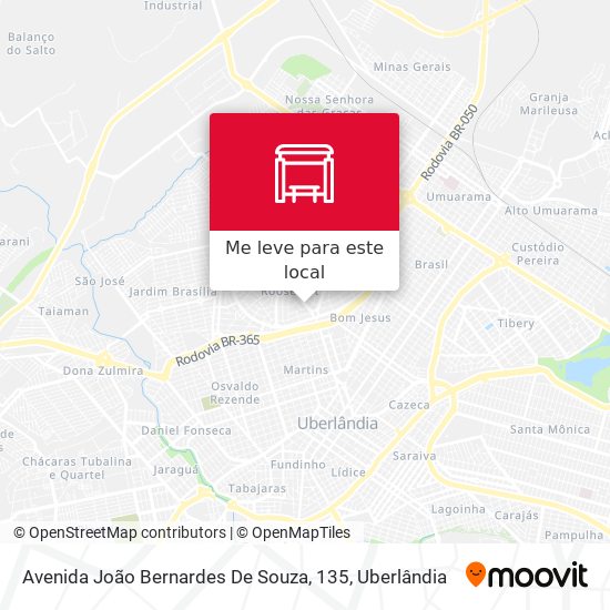 Avenida João Bernardes De Souza, 135 mapa