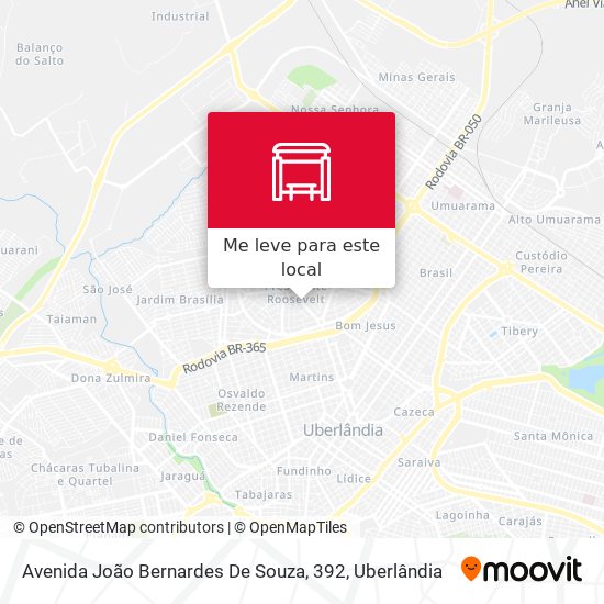 Avenida João Bernardes De Souza, 392 mapa