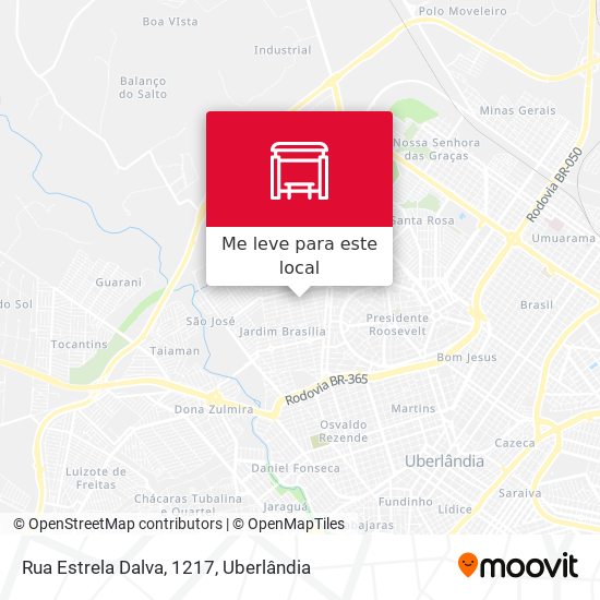Rua Estrela Dalva, 1217 mapa