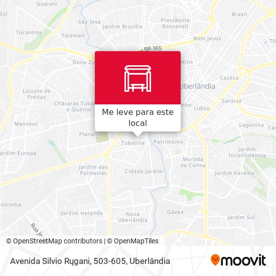 Avenida Silvio Rųgani, 503-605 mapa