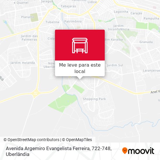 Avenida Argemiro Evangelista Ferreira, 722-748 mapa