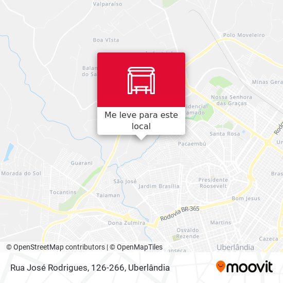 Rua José Rodrigues, 126-266 mapa