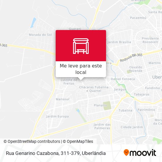 Rua Genarino Cazabona, 311-379 mapa