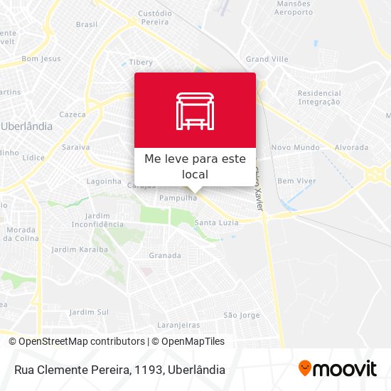 Rua Clemente Pereira, 1193 mapa