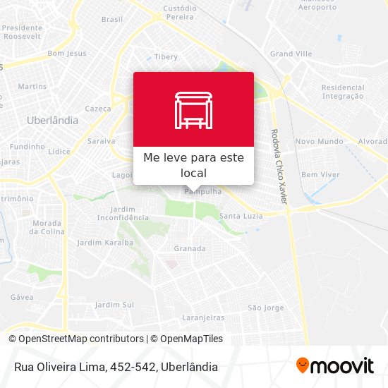 Rua Oliveira Lima, 452-542 mapa