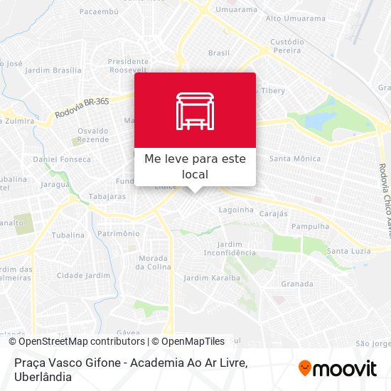 Praça Vasco Gifone - Academia Ao Ar Livre mapa
