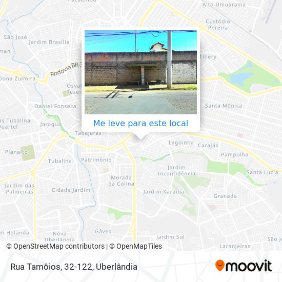 Rua Tamôios, 32-122 mapa
