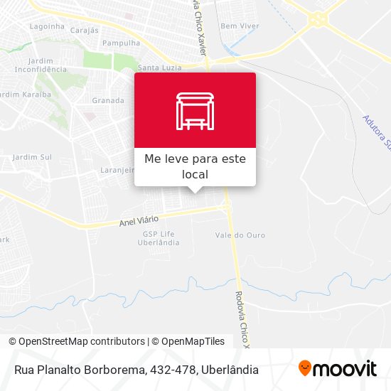 Rua Planalto Borborema, 432-478 mapa