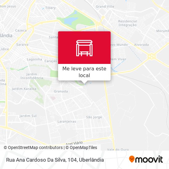 Rua Ana Cardoso Da Silva, 104 mapa