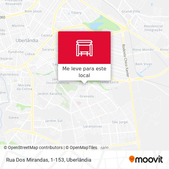 Rua Dos Mirandas, 1-153 mapa