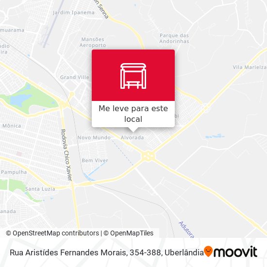 Rua Aristídes Fernandes Morais, 354-388 mapa