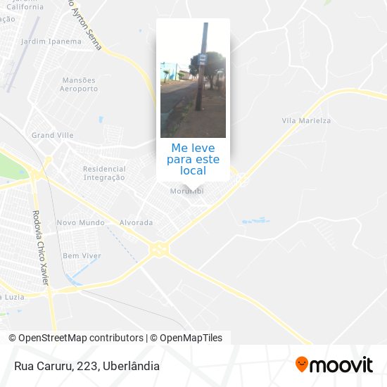 Rua Caruru, 223 mapa