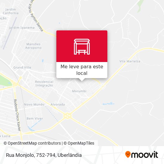 Rua Monjolo, 752-794 mapa