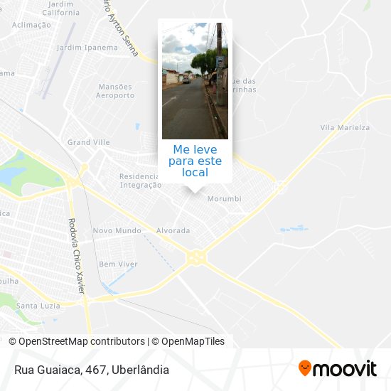 Rua Guaiaca, 467 mapa