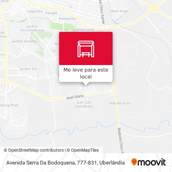 Avenida Serra Da Bodoquena, 777-831 mapa