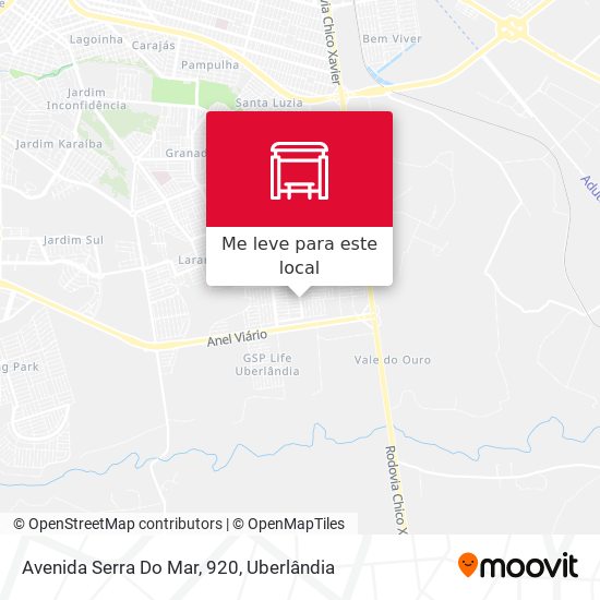 Avenida Serra Do Mar, 920 mapa