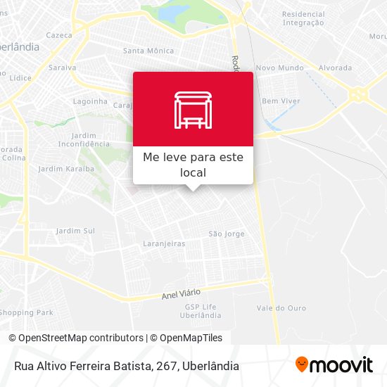 Rua Altivo Ferreira Batista, 267 mapa