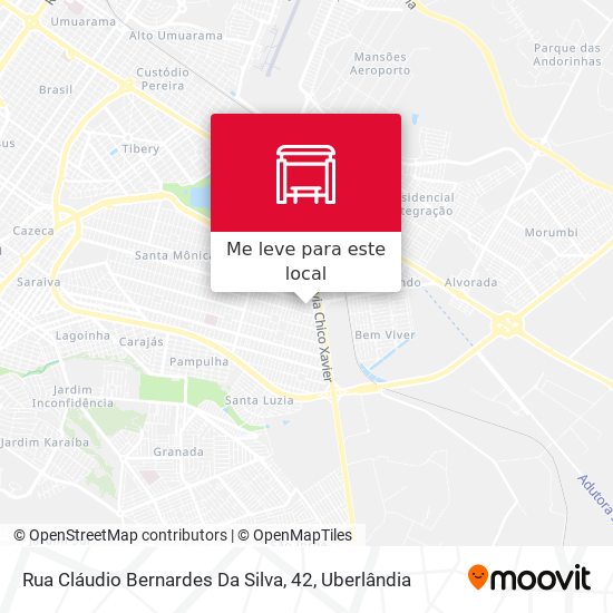 Rua Cláudio Bernardes Da Silva, 42 mapa