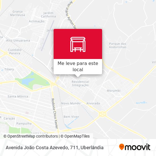 Avenida João Costa Azevedo, 711 mapa