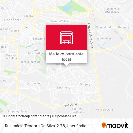 Rua Inácia Teodora Da Silva, 2-78 mapa