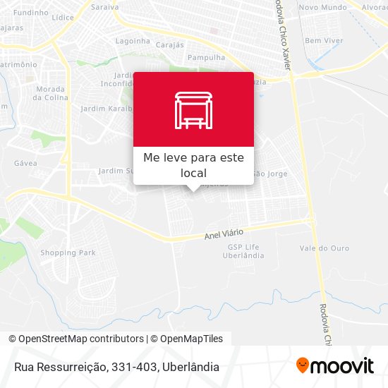 Rua Ressurreição, 331-403 mapa