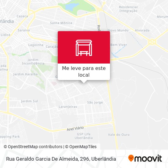 Rua Geraldo Garcia De Almeida, 296 mapa