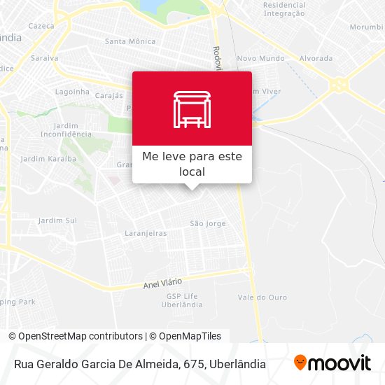 Rua Geraldo Garcia De Almeida, 675 mapa