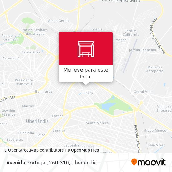 Avenida Portugal, 260-310 mapa
