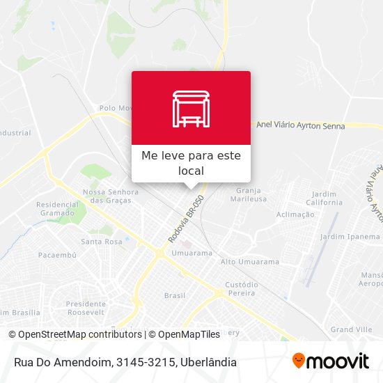 Rua Do Amendoim, 3145-3215 mapa