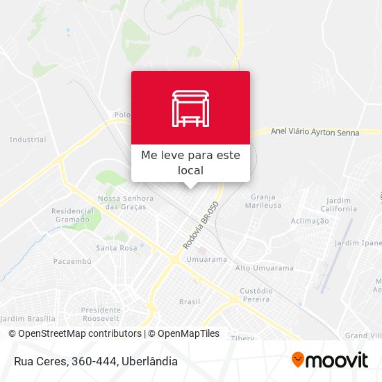 Rua Ceres, 360-444 mapa