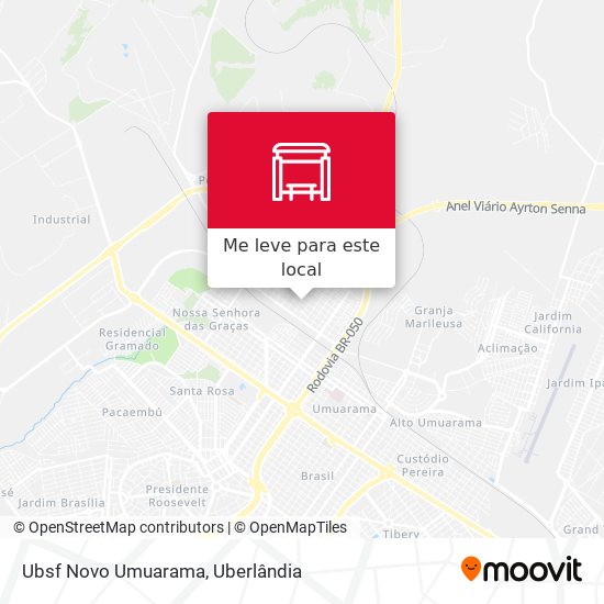 Ubsf Novo Umuarama mapa