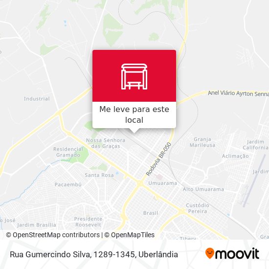 Rua Gumercindo Silva, 1289-1345 mapa