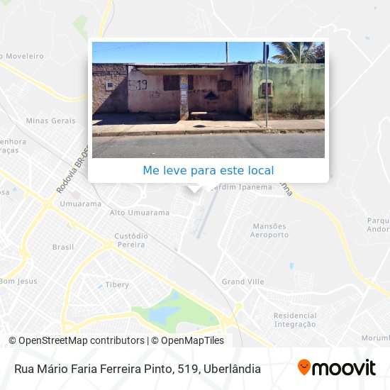 Rua Mário Faria Ferreira Pinto, 519 mapa
