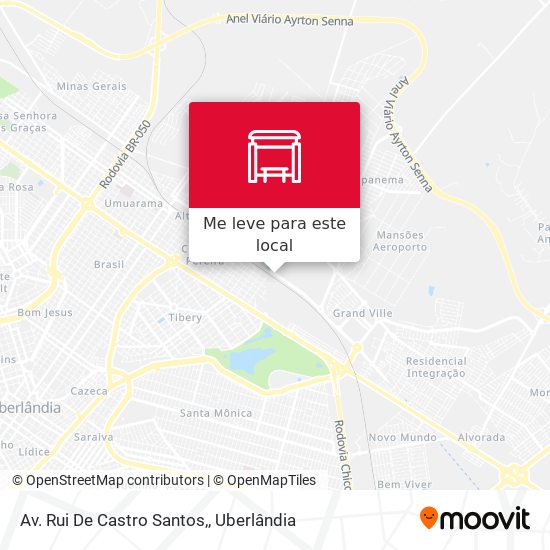 Av. Rui De Castro Santos, mapa