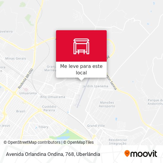 Avenida Orlandina Ondina, 768 mapa