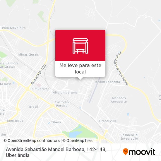 Avenida Sebastião Manoel Barbosa, 142-148 mapa