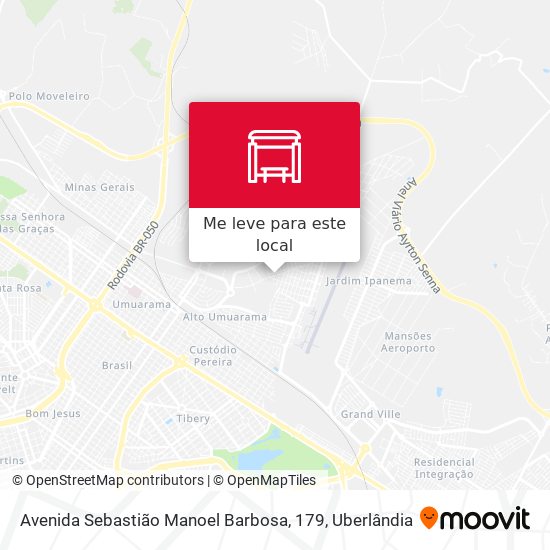 Avenida Sebastião Manoel Barbosa, 179 mapa