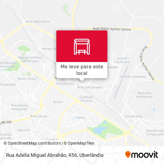 Rua Adelia Miguel Abrahão, 456 mapa