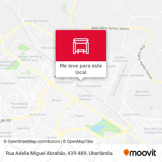 Rua Adelia Miguel Abrahão, 439-489 mapa