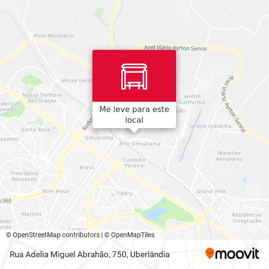 Rua Adelia Miguel Abrahão, 750 mapa