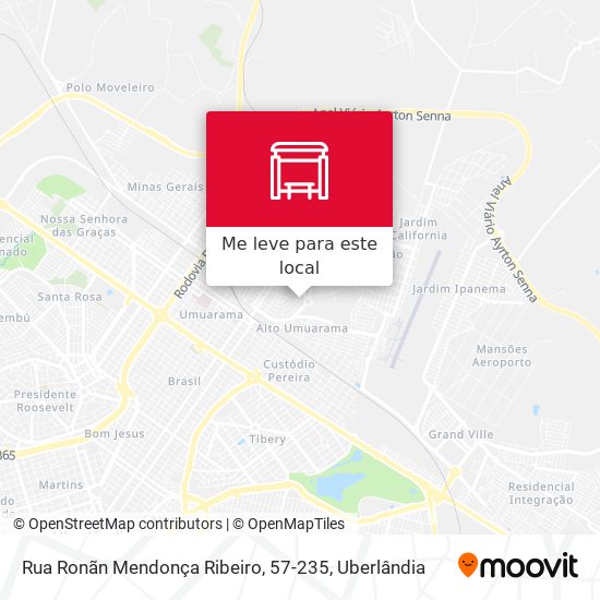 Rua Ronãn Mendonça Ribeiro, 57-235 mapa