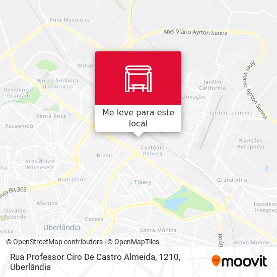 Rua Professor Ciro De Castro Almeida, 1210 mapa