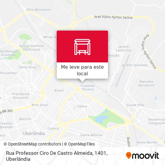 Rua Professor Ciro De Castro Almeida, 1401 mapa