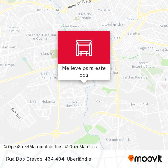 Rua Dos Cravos, 434-494 mapa