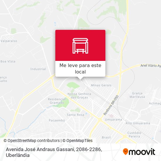 Avenida José Andraus Gassani, 2086-2286 mapa