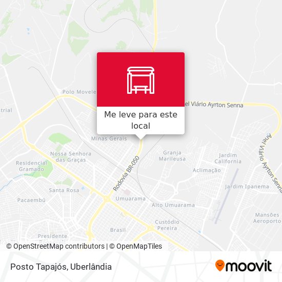 Posto Tapajós mapa