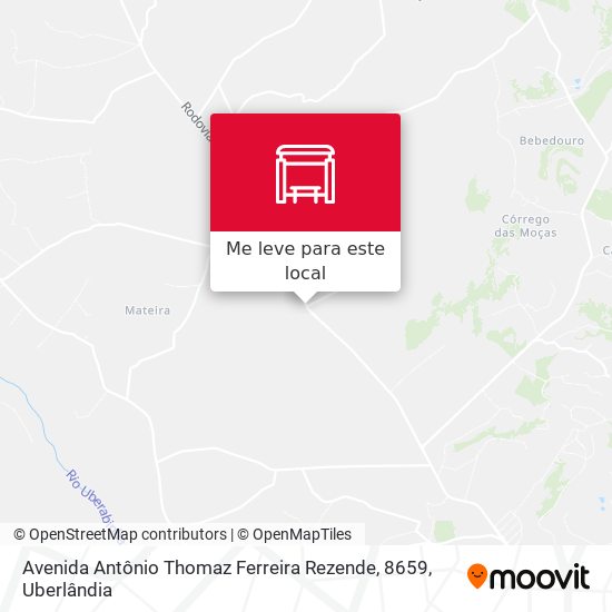 Avenida Antônio Thomaz Ferreira Rezende, 8659 mapa